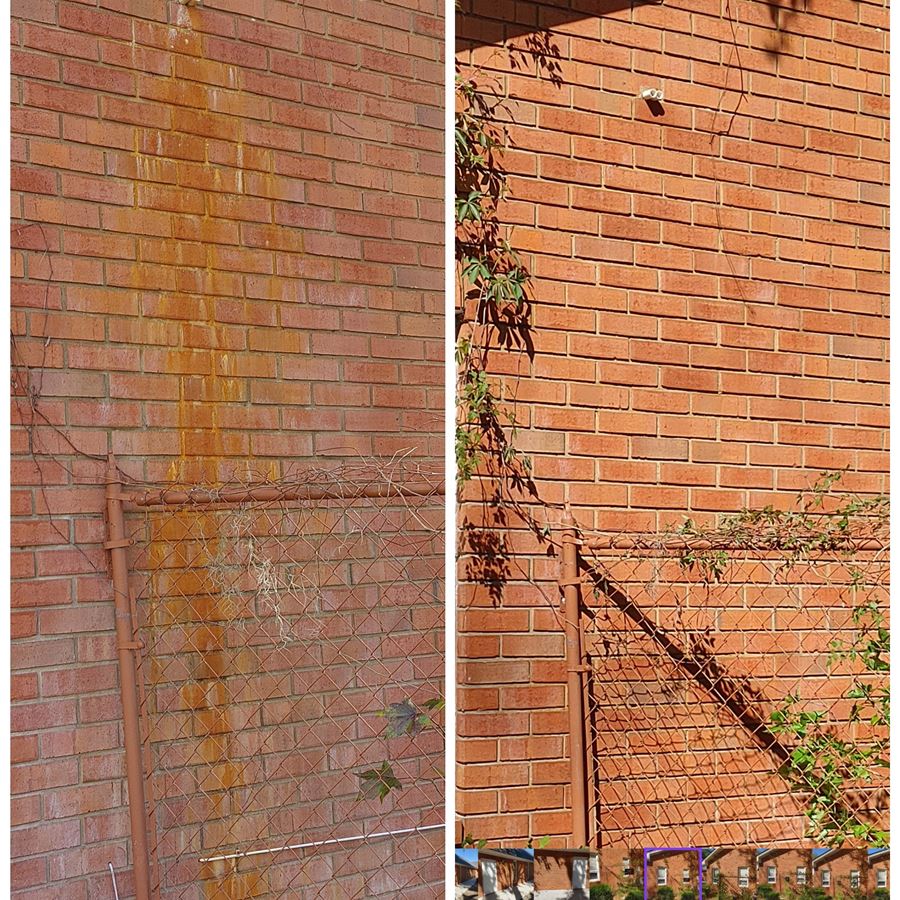 Rust Removal and Brick Cleaning for Church in Savannah, GA